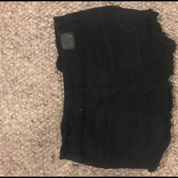 Black American Eagle Stretch Shorts - Picture 2 of 4